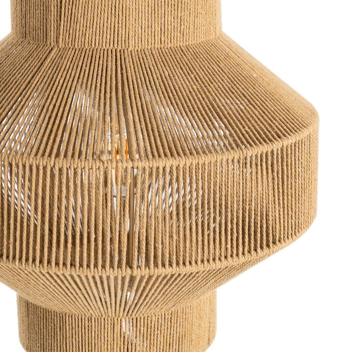 Lámpara Techo Natural Cuerda de Papel 30 X 30 X 28,50 cm