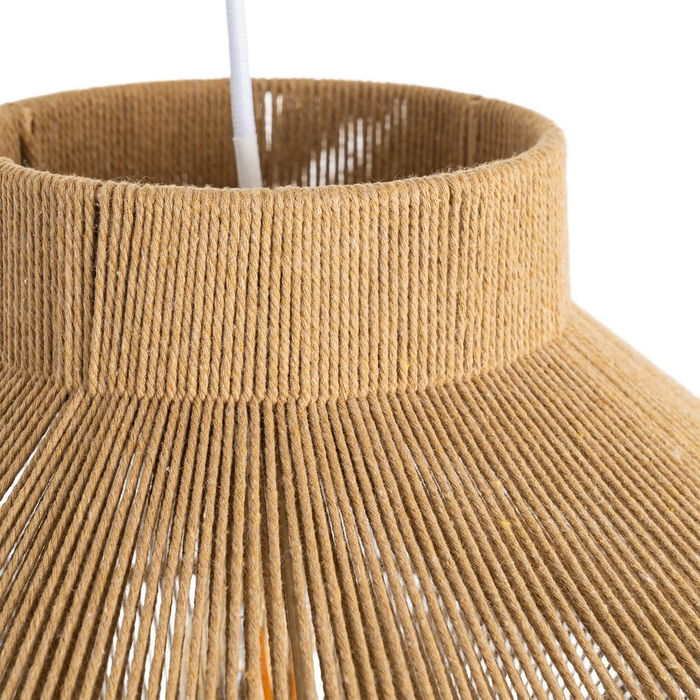 Lámpara Techo Natural Cuerda de Papel 30 X 30 X 28,50 cm
