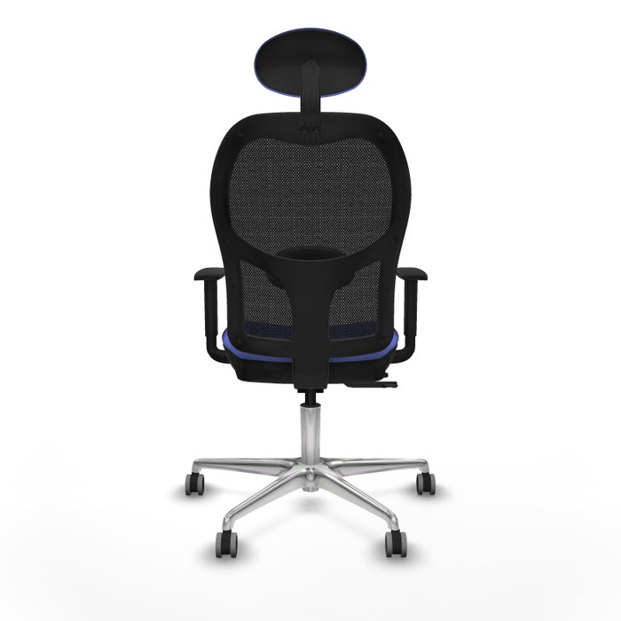 PIQUERAS Y CRESPO Silla de oficina Jorquera Azul claro con mecanismo Sincro/Traslack