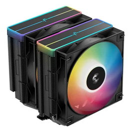 DEEPCOOL AG620 V2 R-AG620-BKAMMN-GJD Refrigerador CPU Torre Doble ARGB Negro 2 Ventiladores 6 Heatpipes Multisocket LGA1851/1700/AM5