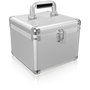 ICY BOX IB-AC628 Maleta Transporte Discos Duros Externos 2.5" 3.5" Metal/Plástico Plata para 10 Unidades
