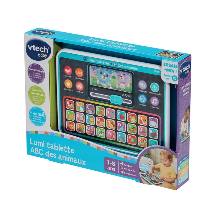 Vtech Baby Lumi ABC Animales - Tableta Educativa Infantil Multicolor Vtech Baby Lumi ABC Animales - Tableta Educativa Infantil Multicolor
