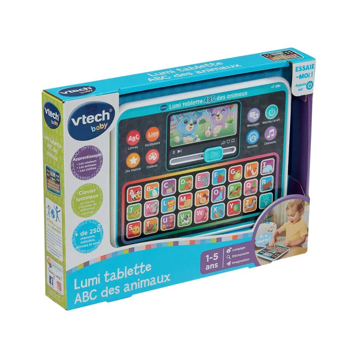 Vtech Baby Lumi ABC Animales - Tableta Educativa Infantil Multicolor Vtech Baby Lumi ABC Animales - Tableta Educativa Infantil Multicolor