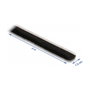 DeLOCK Tira de Cepillo Autoadhesiva 15 mm - 5 m - Negro