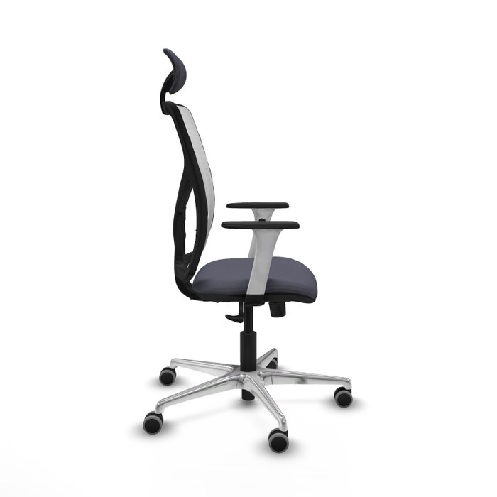 PIQUERAS Y CRESPO Silla de oficina Motilla con Mecanismo Sincro Gris y Blanco PIQUERAS Y CRESPO Silla de oficina Motilla con Mecanismo Sincro Gris y Blanco