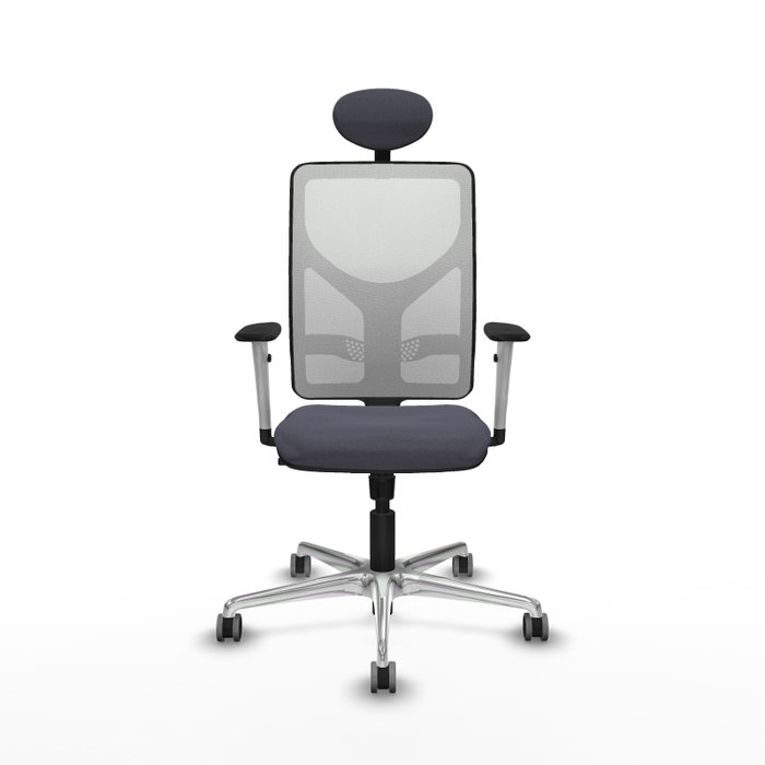 PIQUERAS Y CRESPO Silla de oficina Motilla con Mecanismo Sincro Gris y Blanco PIQUERAS Y CRESPO Silla de oficina Motilla con Mecanismo Sincro Gris y Blanco