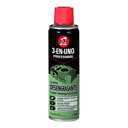3 En 1 Super Desengrasante 34473 250ml 3 en 1 Spray para Motores, Herramientas, Coches, Cadenas y Rodamientos