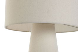 DKD Home Decor Lámpara Sobremesa Crudo 32 x 50.5 x 32 cm