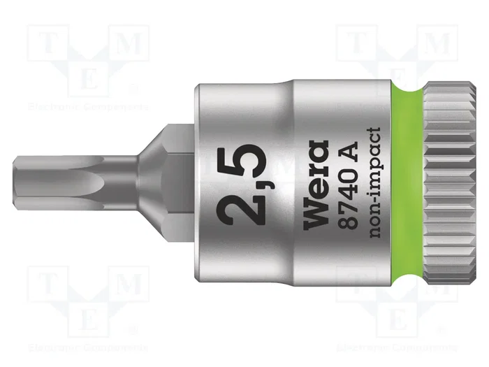 WERA Vaso Allen-bit Hex-Plus HEX 2,5mm 1/4 Zyklop WERA Vaso Allen-bit Hex-Plus HEX 2,5mm 1/4 Zyklop