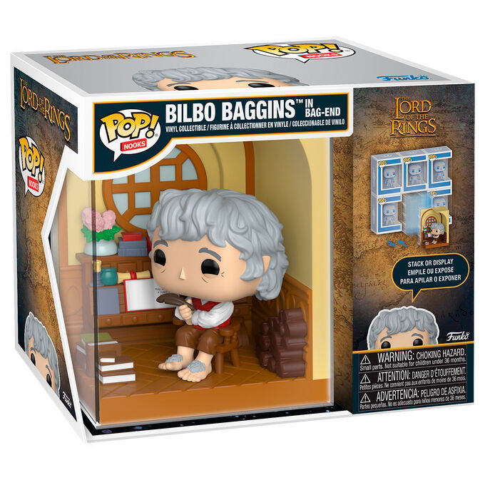 Funko POP! Nooks El Señor de los Anillos Bilbo Bolsón en Bolsón Cerrado