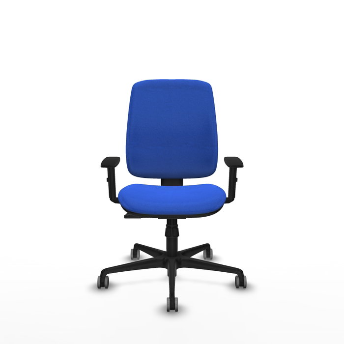 PIQUERAS Y CRESPO Silla de oficina Alares Azul con Mecanismo Sincro y Brazos 1D PIQUERAS Y CRESPO Silla de oficina Alares Azul con Mecanismo Sincro y Brazos 1D