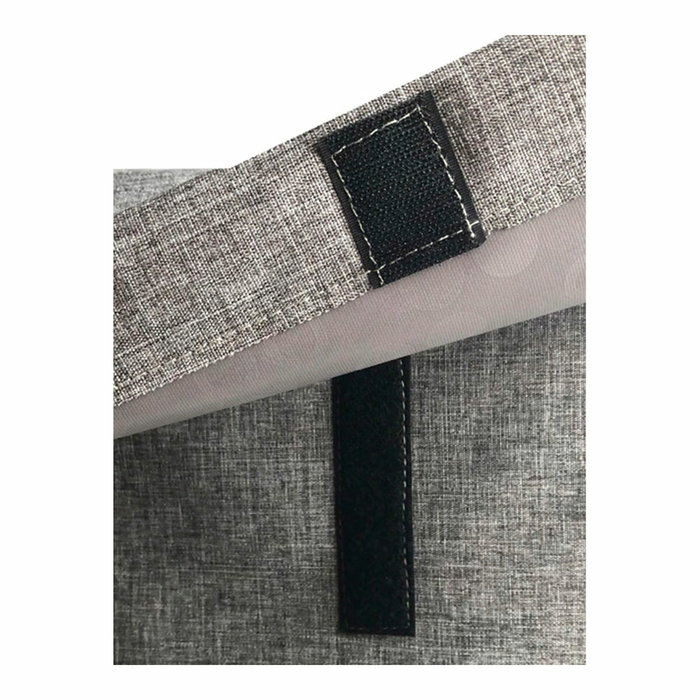 Rolser Carro de la compra jean tweed 4 ruedas gris