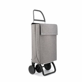 Rolser Carro de la compra jean tweed 4 ruedas gris