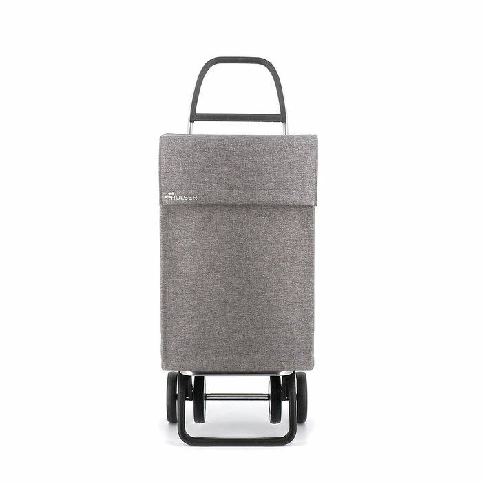 Rolser Carro de la compra jean tweed 4 ruedas gris