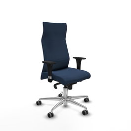 PIQUERAS Y CRESPO Sillón Albacete con Mecanismo Sincro Azul Marino
