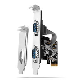 Axagon PCEA-S2N Adaptador PCIe con 2 puertos serie - ASIX AX99100