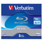 Verbatim BD-R Blu-ray 50GB 6x Pack de 5