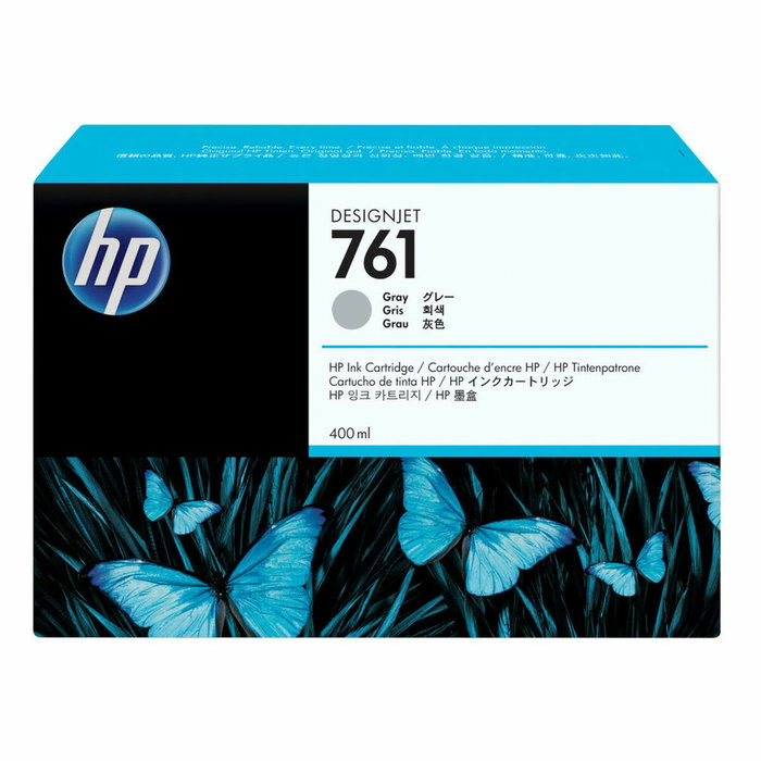 HP Cartucho de tinta DesignJet 761 Gris 400ml CM995A