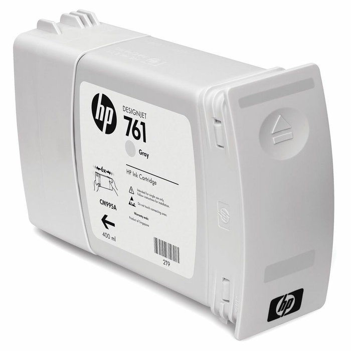 HP Cartucho de tinta DesignJet 761 Gris 400ml CM995A