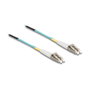 DeLOCK Cable de fibra óptica LC Duplex a LC Duplex Multimode OM3 50 m