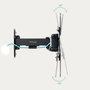 TOOQ Soporte de Pared para Pantallas 13-43 Pulgadas, Negro