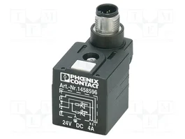 PHOENIX CONTACT Adaptador M12 Macho con Conector para Válvula Formato A, 5 Pines