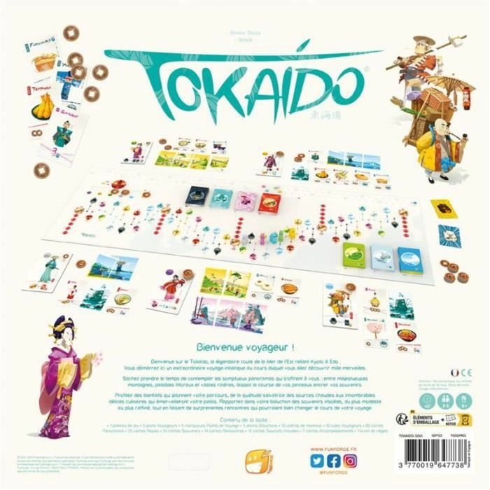 Asmodee Tokaido: 10º Aniversario - Juego de aventuras y colección
