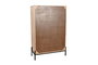 Armario Home ESPRIT Negro Dorado Natural Madera 85 x 38 x 134 cm