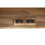 DKD Home Decor Armario de Madera de Mango Tallado Negro