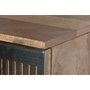 DKD Home Decor Armario de Madera de Mango Tallado Negro
