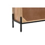 DKD Home Decor Armario de Madera de Mango Tallado Negro