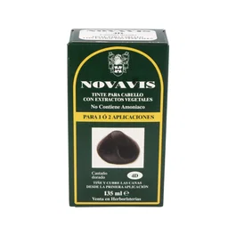 NOVAVIS Tinte 4D Castaño Dorado Cabello Libre de Amoníaco Coloración Permanente 135ml