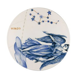Le coq Plato Virgo 32.5 cm (4 Unidades) Colección Astrología Porcelana Gourmet