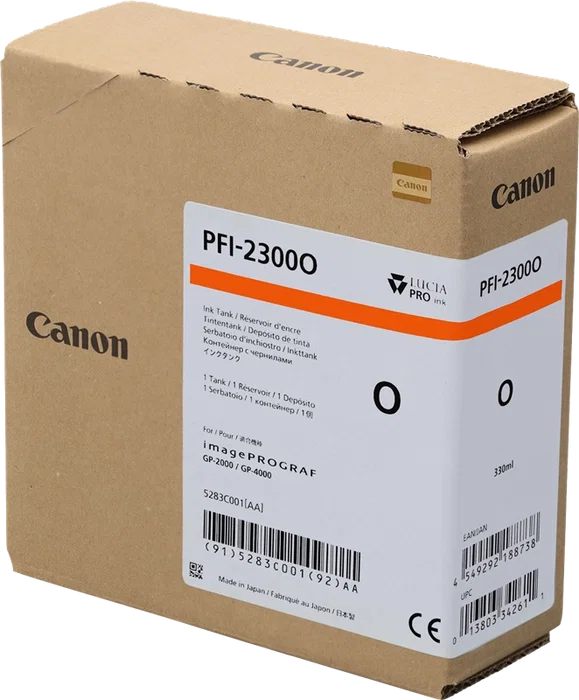 Canon PFI-2300 Cartucho de Tinta Naranja 330 ml Canon PFI-2300 Cartucho de Tinta Naranja 330 ml