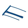 Fellowes Pro Clip Sujetapapeles de Plástico Azul 100mm