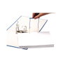 Fellowes Pro Clip Fasteners de Plástico Azul 100mm