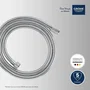 Grohe VitalioFlex Manguera de ducha 1,5 m Metal Cromo