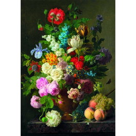 CLEMENTONI Puzzle Bowl of Flowers Van Dael Museum 1000pzs