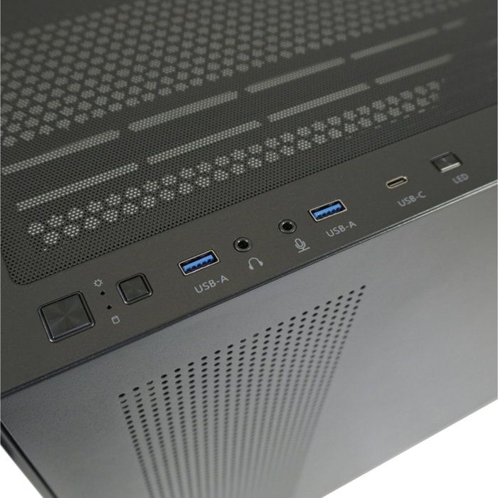 LC-Power LC-715B-ON Midi Tower Negro