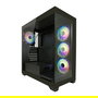 LC-Power 715B Midi Tower Negra con Ventana de Vidrio Templado para PC Gaming