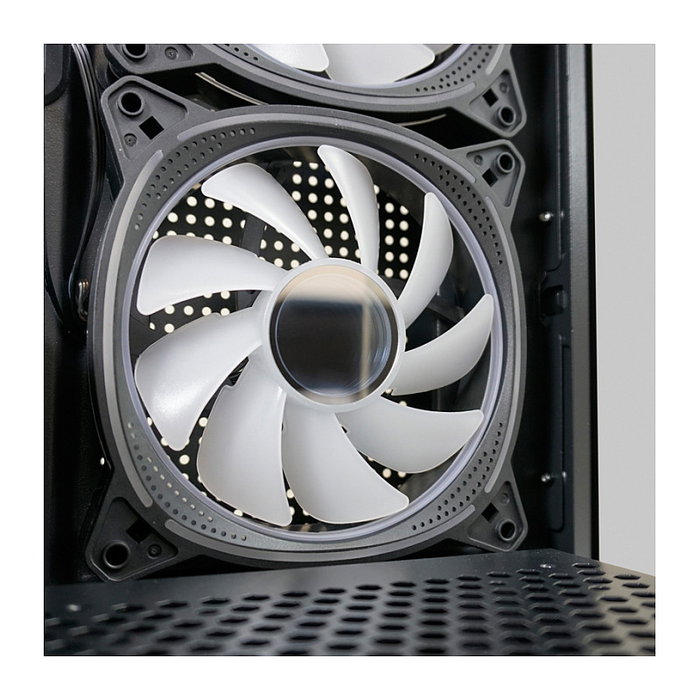 LC-Power 715B Midi Tower Negra con Ventana de Vidrio Templado para PC Gaming