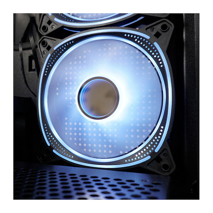 LC-Power 715B Midi Tower Negra con Ventana de Vidrio Templado para PC Gaming