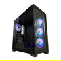 LC-Power 715B Midi Tower Negra con Ventana de Vidrio Templado para PC Gaming