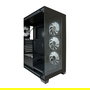 LC-Power 715B Midi Tower Negra con Ventana de Vidrio Templado para PC Gaming