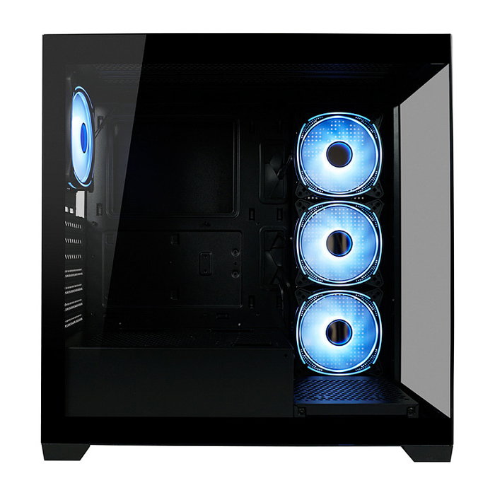 LC-Power 715B Midi Tower Negra con Ventana de Vidrio Templado para PC Gaming