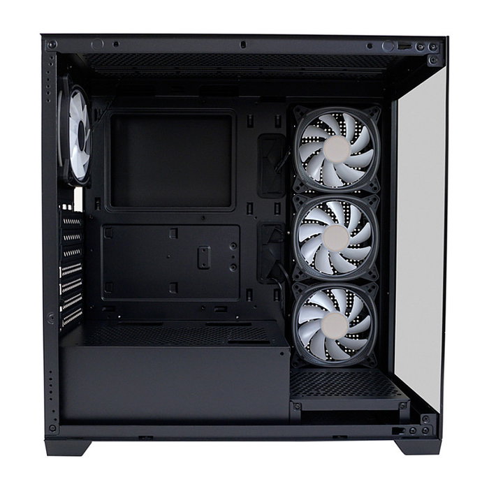 LC-Power 715B Midi Tower Negra con Ventana de Vidrio Templado para PC Gaming