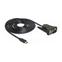 DeLOCK Adaptador USB C a RS-232 DB9 1,8 m