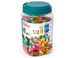 Miniland Cubos 1 CM 1000 Piezas 95211 Desarrollo Lógico y Espacial Educativo a Partir de 5 Años