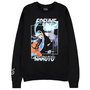 DIFUZED Sudadera Naruto Sasuke Naruto Shippuden Talla XL 85% Algodón 15% Poliéster