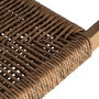Silla Apilable Aluminio-Rattán Pe 57 X 61 X 82 cm (Set de 2)